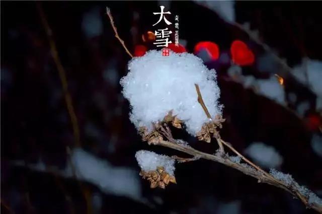 二十四節氣大雪的詩詞
