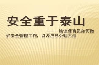 有關安全的名言